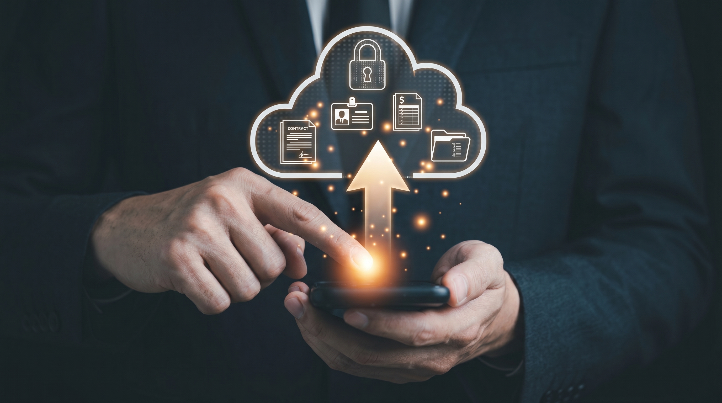 Cloud Solutions - uploading contracts, IDs and files securely to the cloud