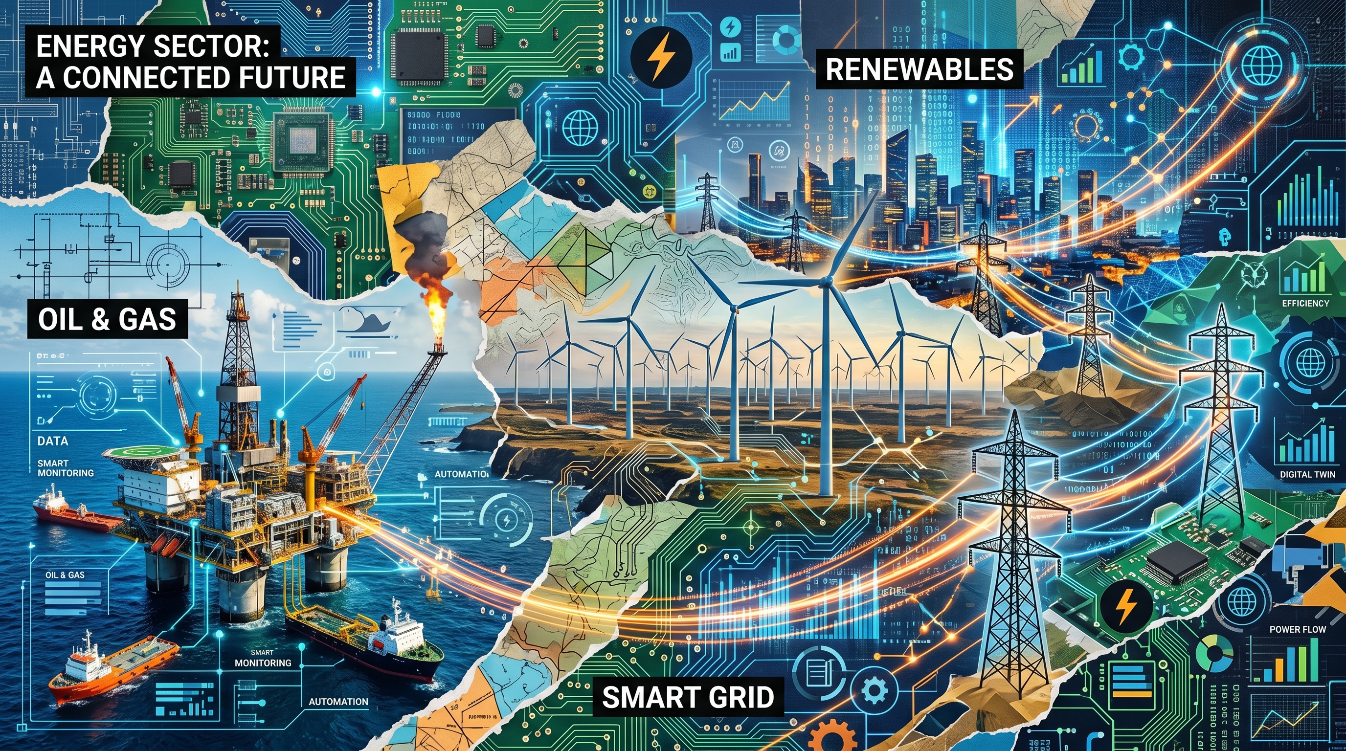 Energy Sector - Oil & Gas, Renewables, Smart Grid